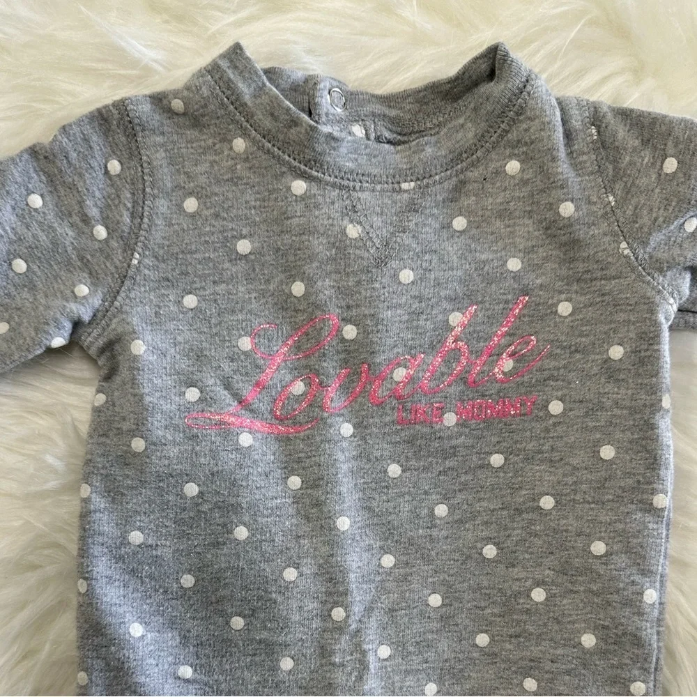 5/$30 Carter’s Lovable Like Mommy Sweat Jumpsuit​